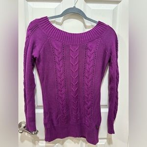 Guess purple sweater